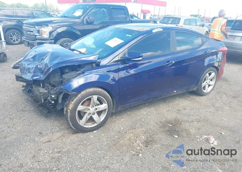 2011 Hyundai Elantra Limited из США, поврежденный, VIN 5NPDH4AEXBH074981